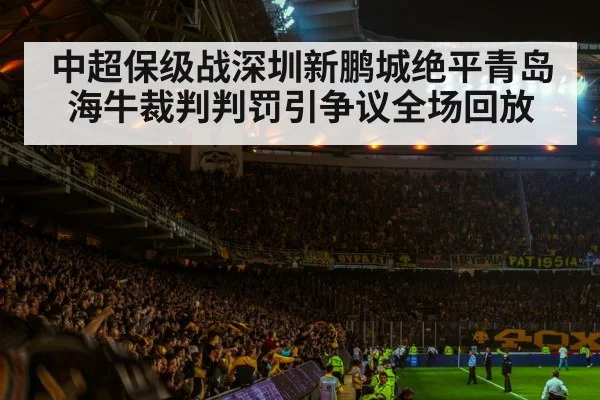 中超保级战深圳新鹏城绝平青岛海牛裁判判罚引争议全场回放